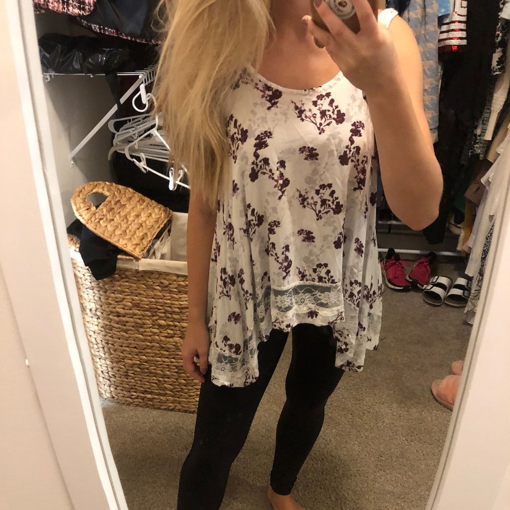 Free people flowy tank size xs